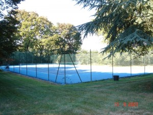 Nouveau terrain de Tennis du Château de la Gagnerie